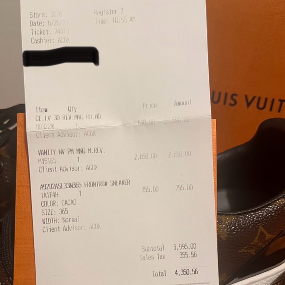 Louis Vuitton Monogram Sneakers and Bag Set - Picture 7 of 10